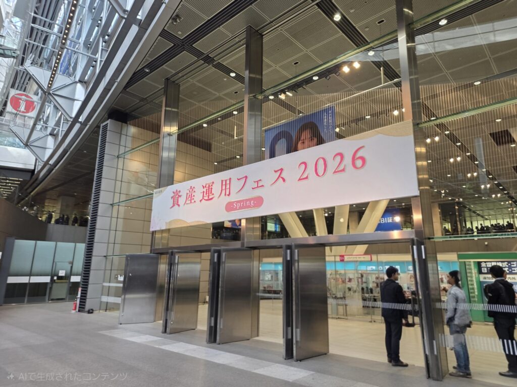 SBI証券 資産運用フェス2026 会場の様子 東京国際フォーラム